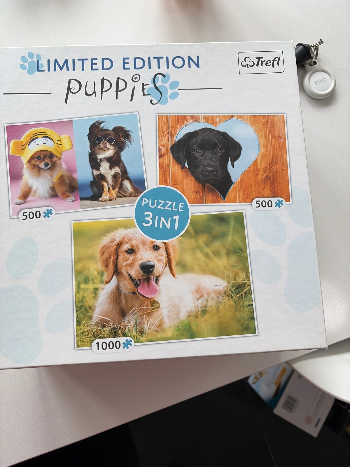 Trefl Limited Edition Puppies 3-in-1 Puzzel zgan, Ophalen of Verzenden, Meer dan 1500 stukjes, Zo goed als nieuw, Legpuzzel