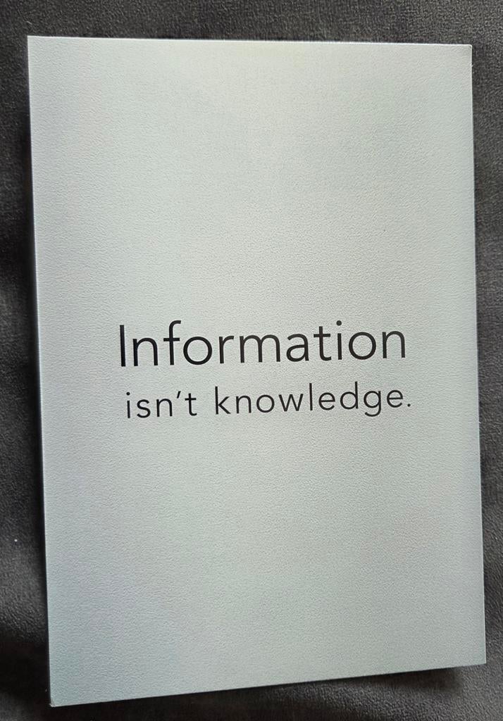 Information is knowledge, Verzenden, 1980 tot heden, Ongelopen, Overige thema's
