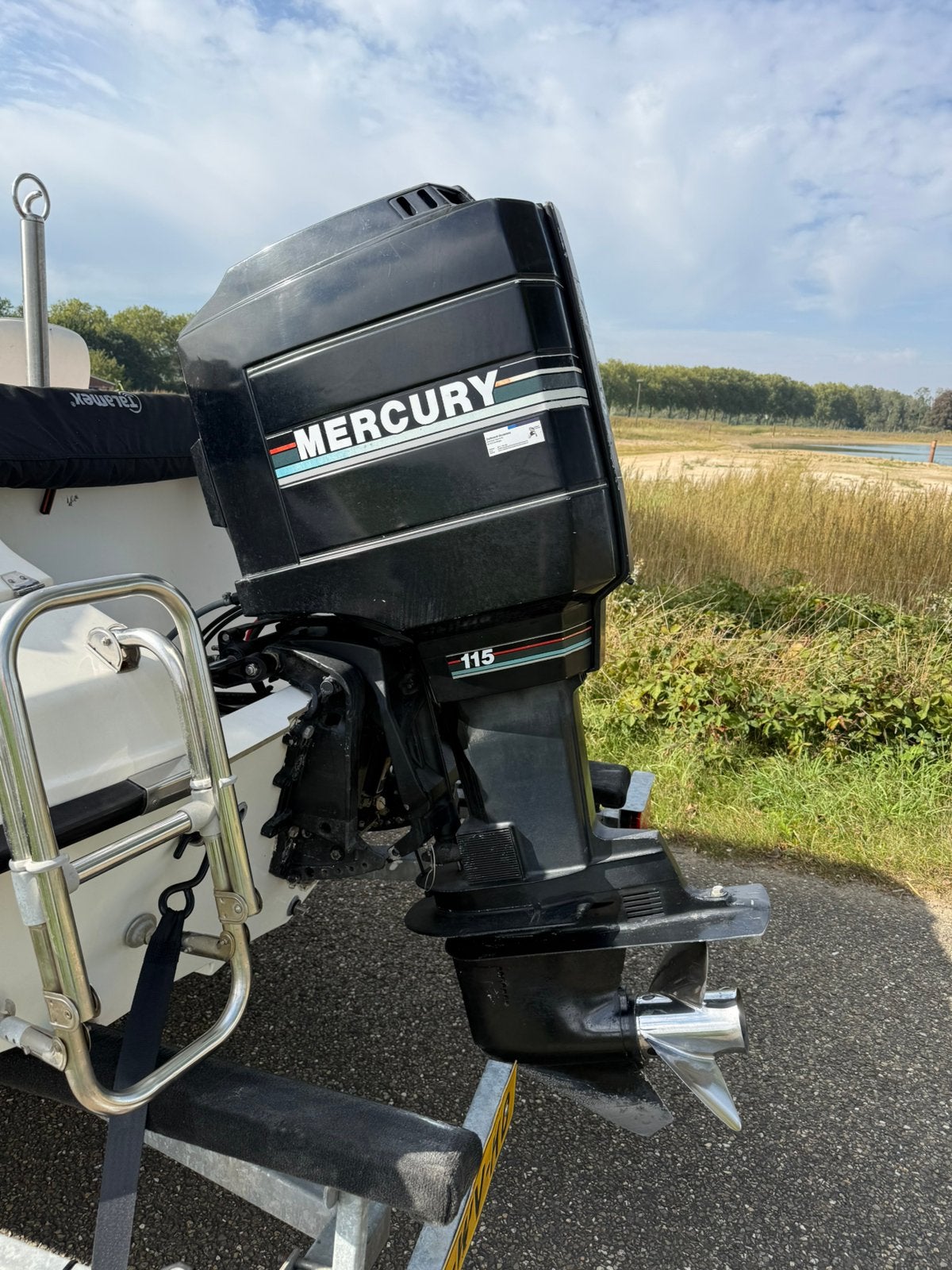 Mercury 115 PK 2-takt | RVS schroef | Goed onderhouden, Watersport en Boten, Ophalen, Gebruikt, Met afstandsbediening, 30 pk of meer