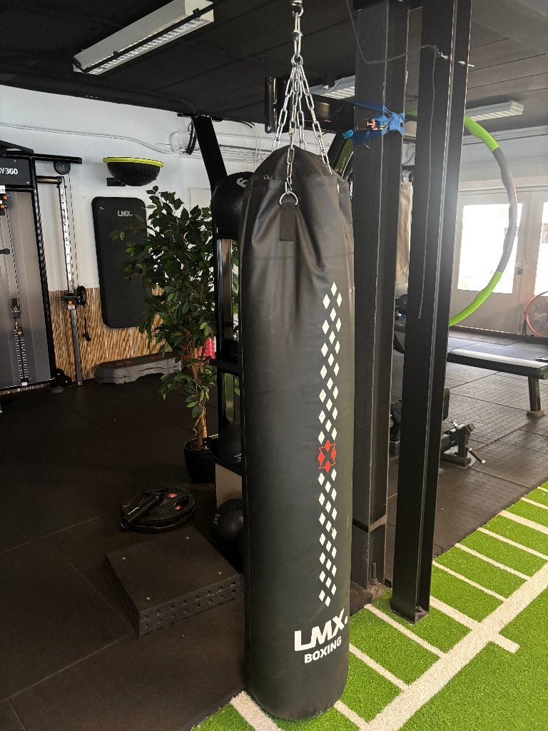LMX Bokszak 180 cm – inclusief ketting en bevestiging, Sport en Fitness, Ophalen, Gebruikt, Bokszak