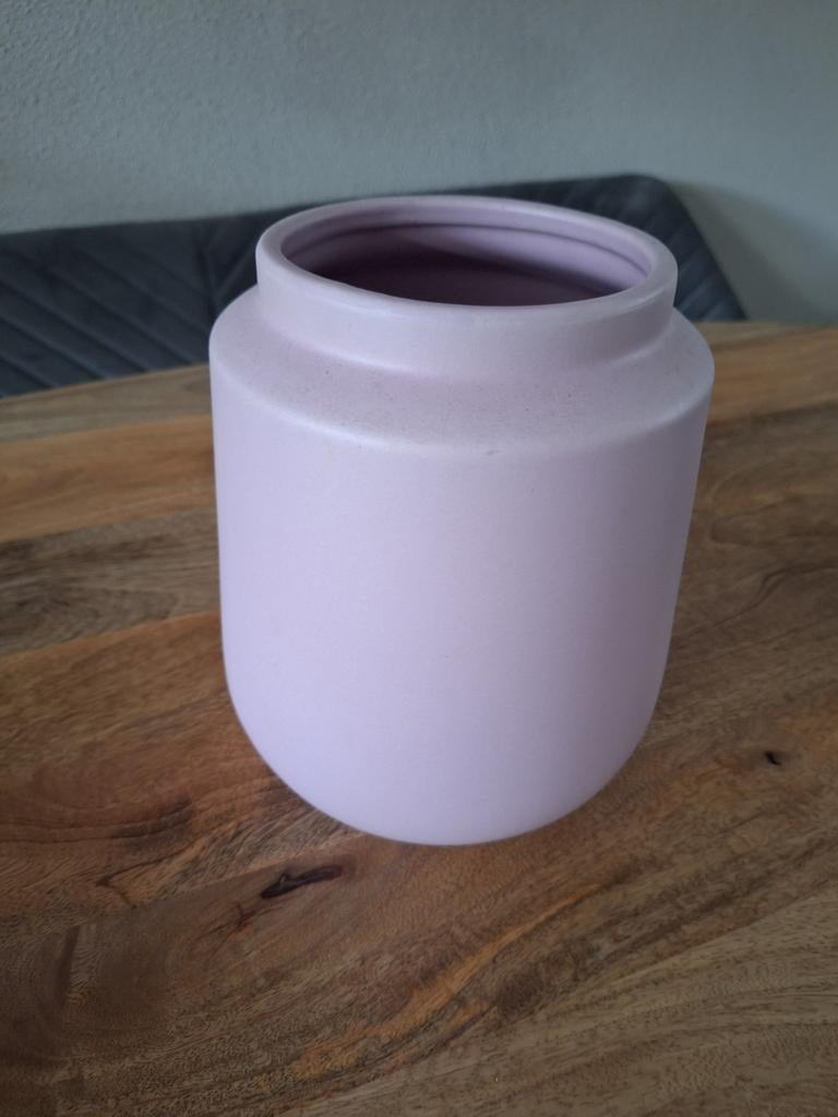 Nieuwe paarse vaas - Modern design, Overige kleuren, Aardewerk of Porselein, Nieuw, Ophalen of Verzenden