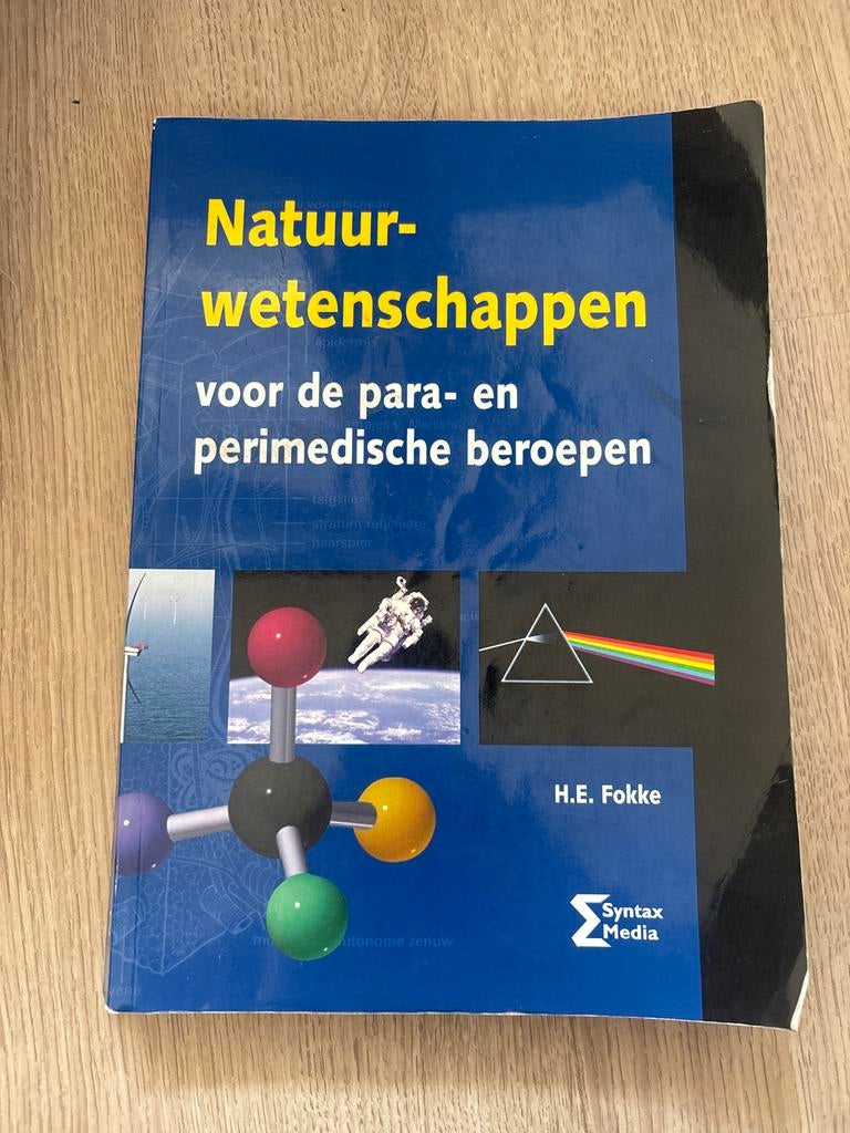 Natuurwetenschappen voor para- en perimedische beroepen, Ophalen of Verzenden, Zo goed als nieuw
