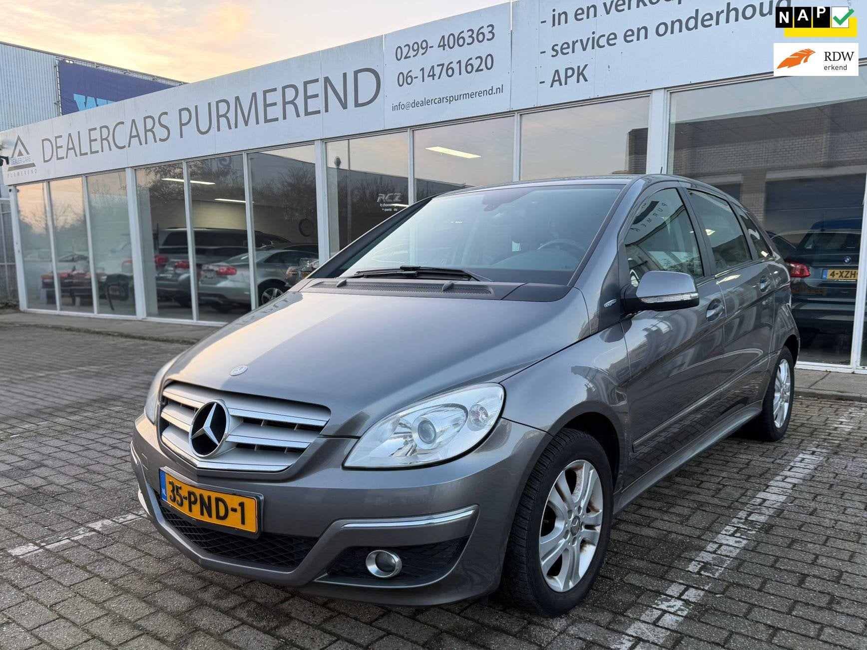 Mercedes-Benz B-klasse 160 BlueEFFICIENCY Business Class, Voorwielaandrijving, Euro 5, Start-stop-systeem, Origineel Nederlands