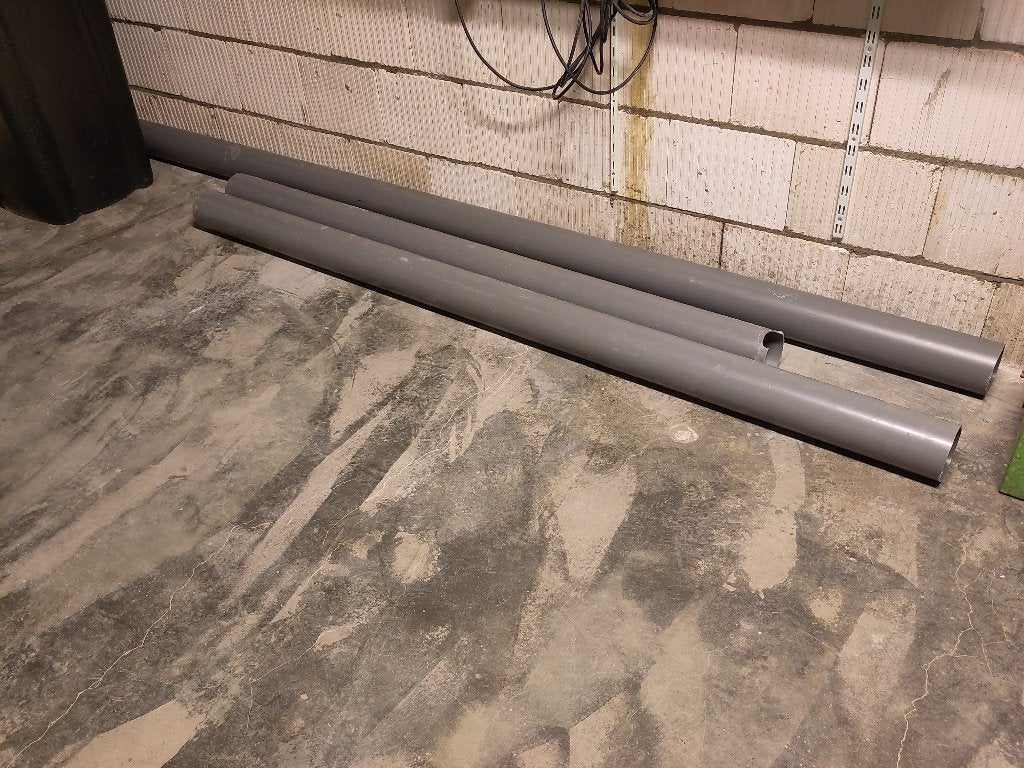 Afvoerpijp 125mm, Doe-het-zelf en Verbouw, Buizen en Afvoer, Ophalen, Bochten, Pvc, Minder dan 2 meter