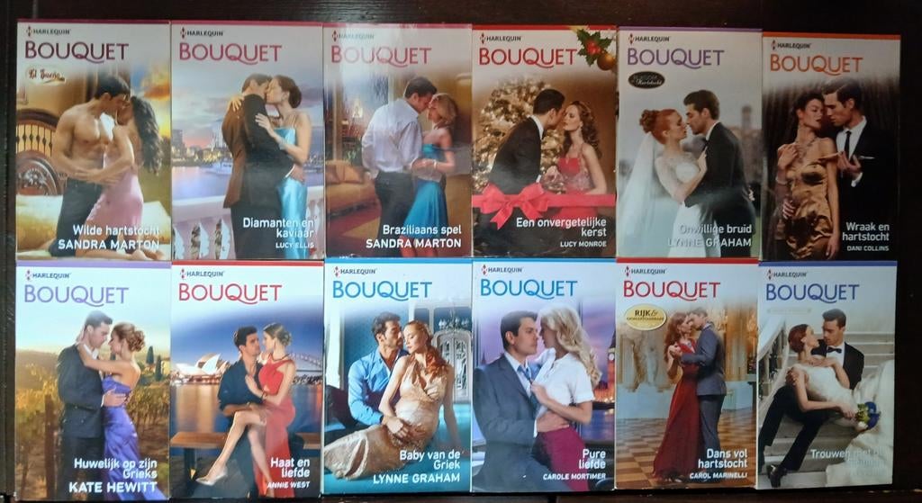 Bouquetreeks boekjes (12 stuks), Boeken, Ophalen of Verzenden, Zo goed als nieuw