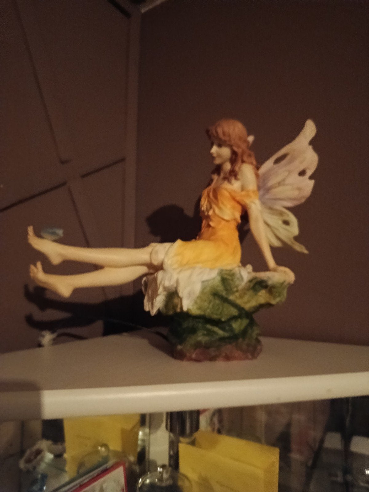 Prachtige Fantasy Elf/Fee Beeldje - Decoratie, Ophalen, Gebruikt, Fantasy