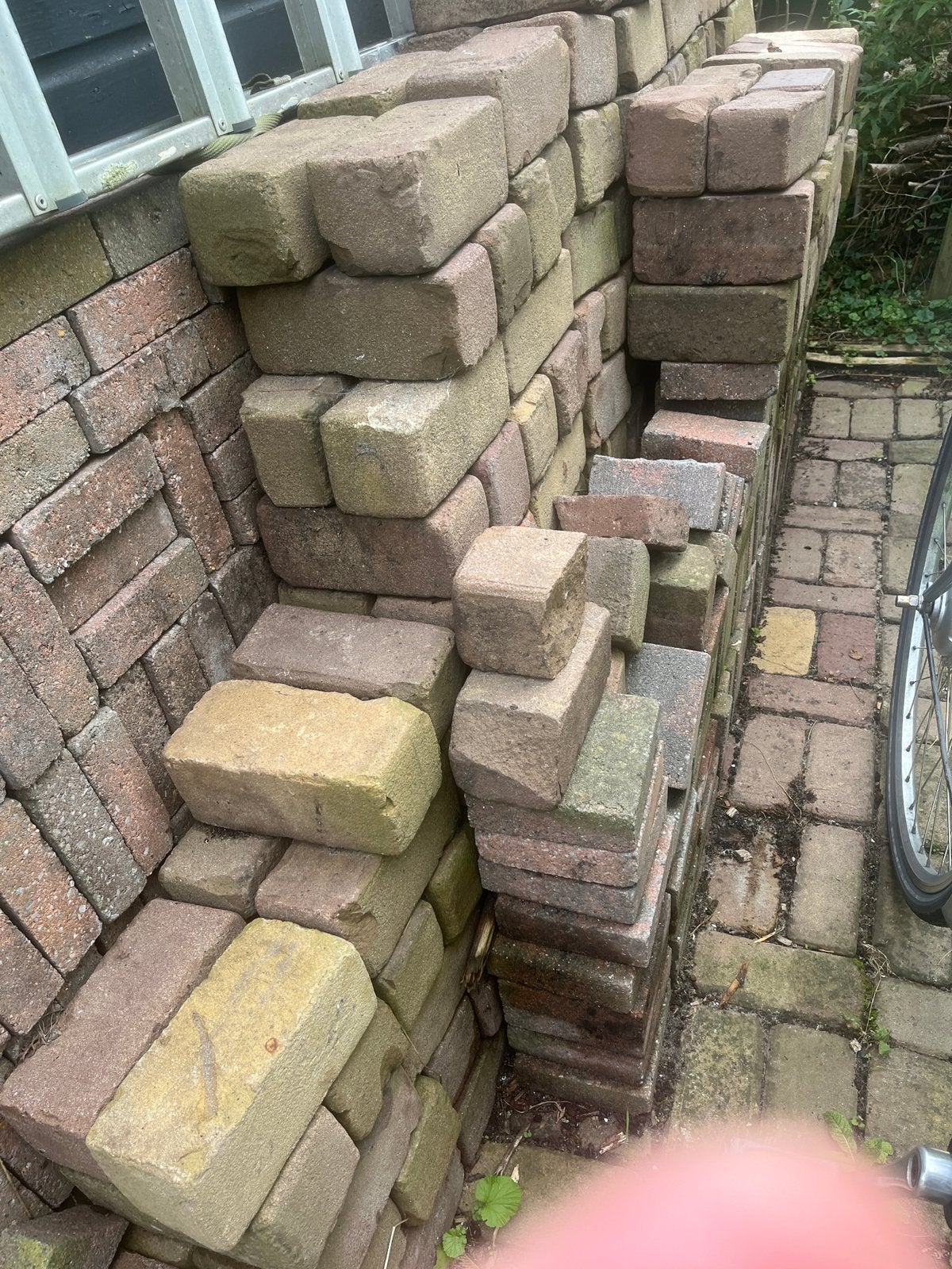 Gratis ophalen, Tuin en Terras, Tegels en Klinkers, Ophalen, Gebruikt, Klinkers, 5 tot 10 m²