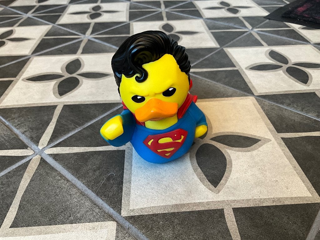 Tubbz badeend superman van superman, Nieuw, Tubbz badeend superman van superman, Ophalen of Verzenden, REGINA