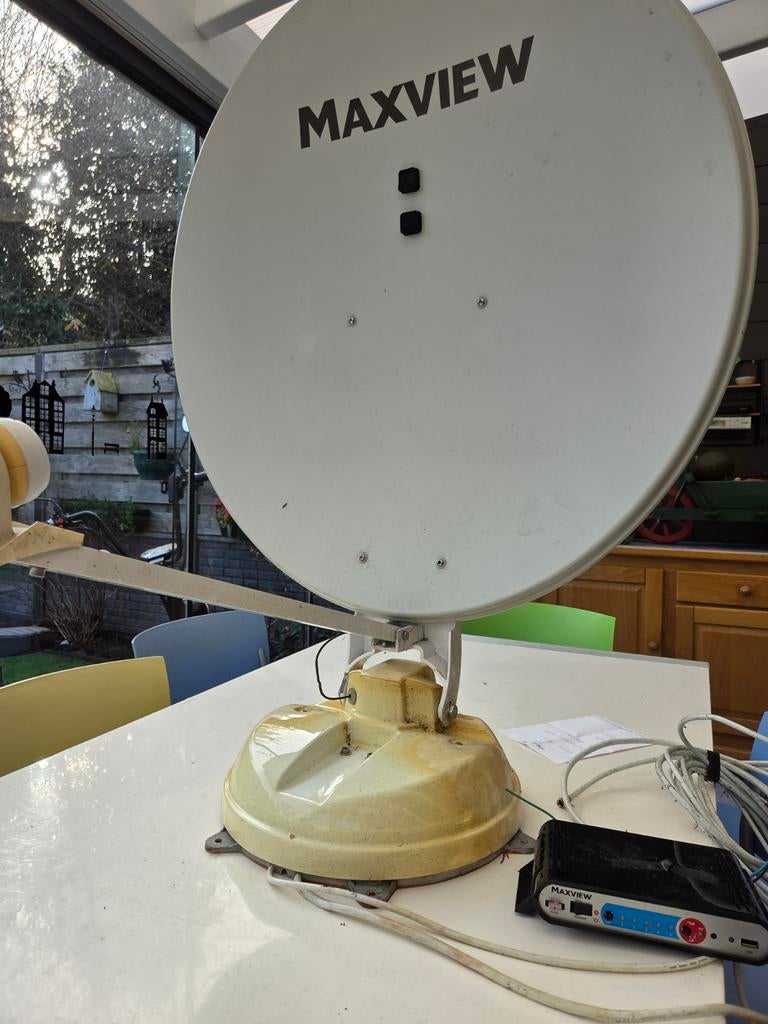 Maxview volautomatische schotelantenne, Audio, Tv en Foto, Schotelantennes, Ophalen, Gebruikt, (Schotel)antenne, Overige merken