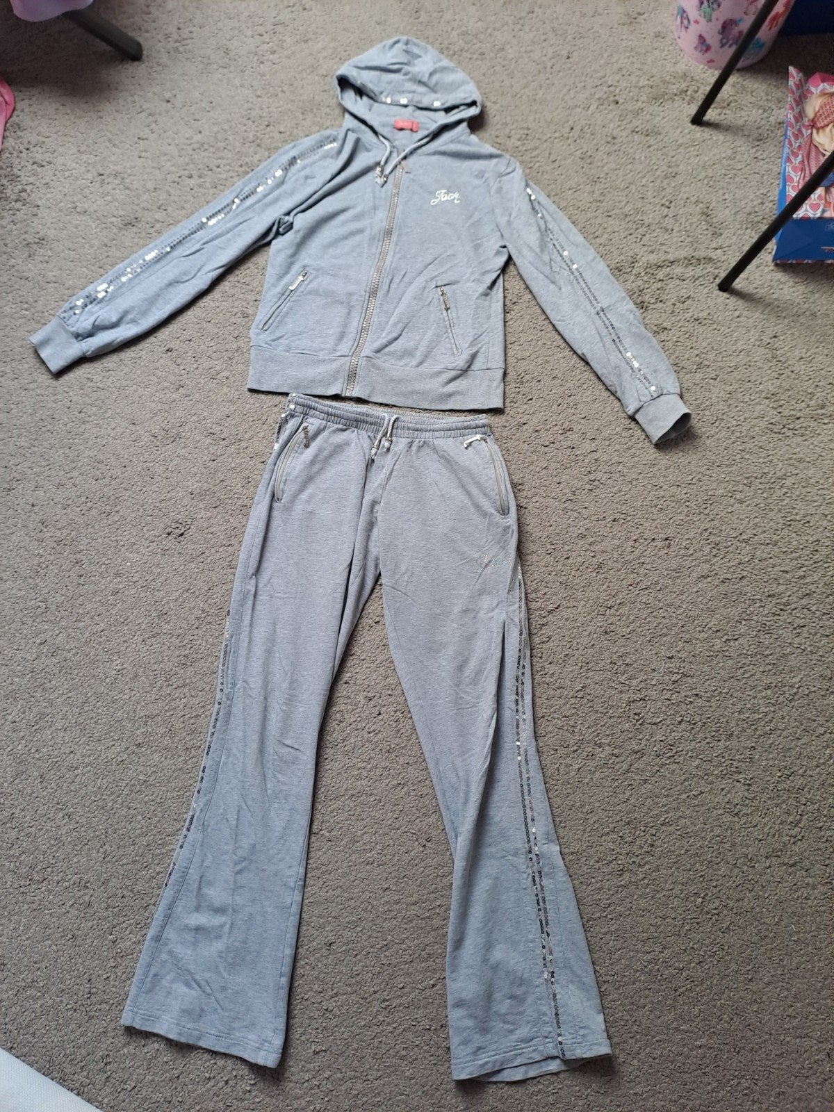 Jacky Luxury joggingpak maat m/l, Maat 38/40 (M), Ophalen of Verzenden, Jacky Luxury, Grijs