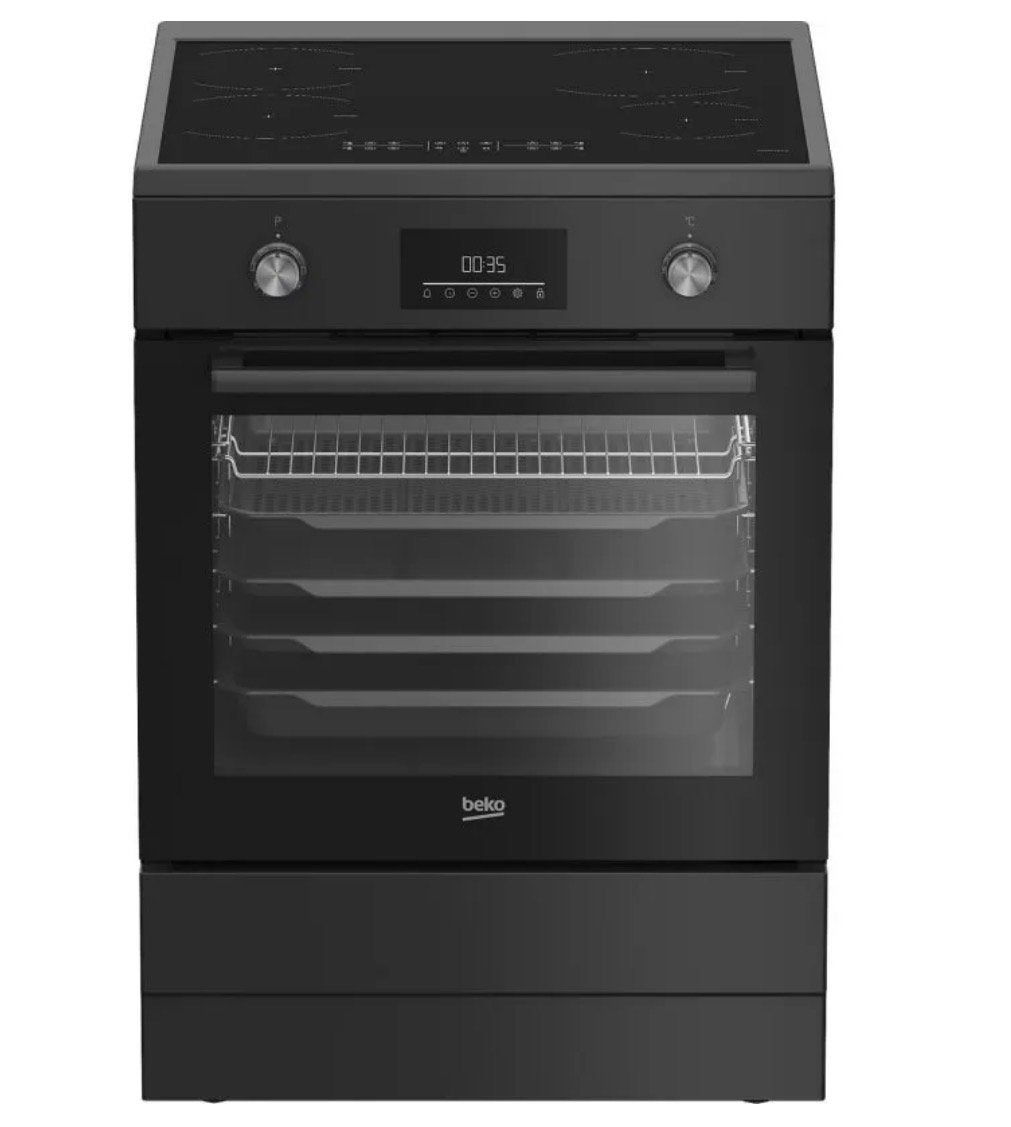 Beko FMBA6930GA Inductie Fornuis Antraciet, Witgoed en Apparatuur, Ophalen, 60 cm of meer, Nieuw, 4 kookzones