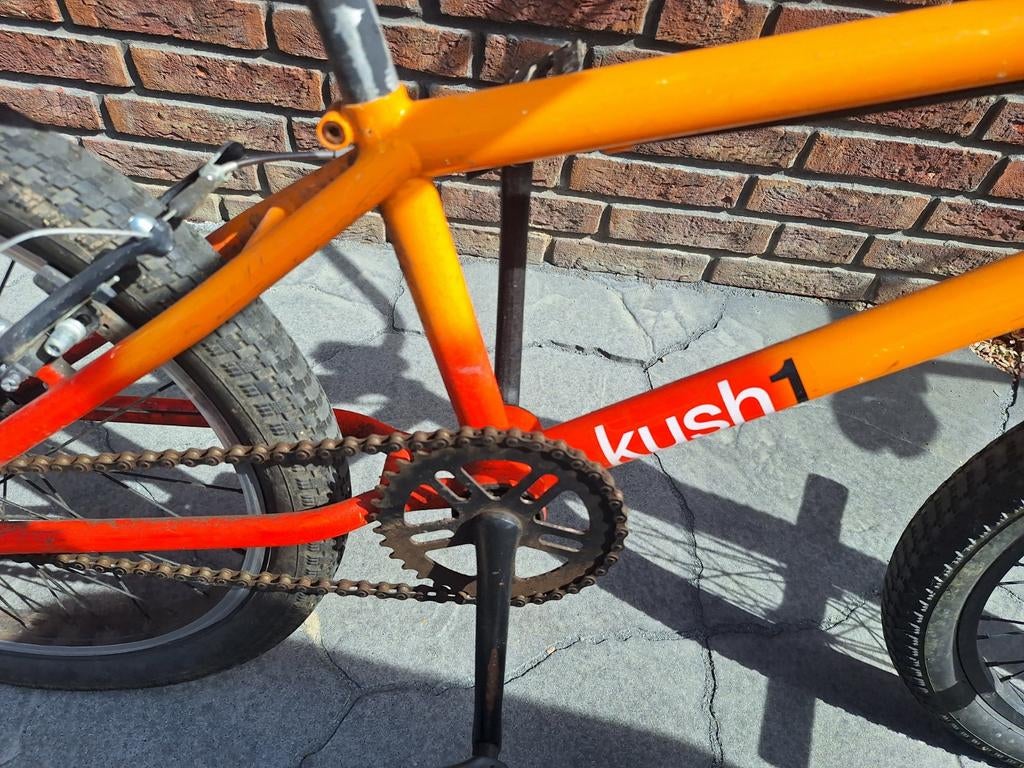 Kush1 BMX Fietsen - Oranje&Zwart - 15 euro per st, Fietsen en Brommers, Ophalen, Gebruikt, Staal, Velgrem