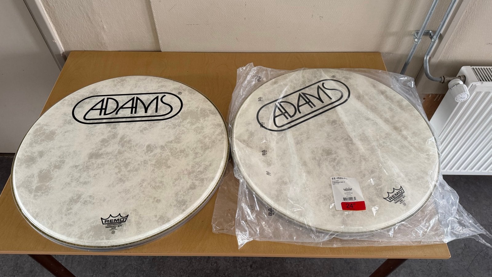 4 Adams Remo Fiberskyn 3 Concert Bass Drumvellen 24 inch, Muziek en Instrumenten, Ophalen, Nieuw, Overige merken