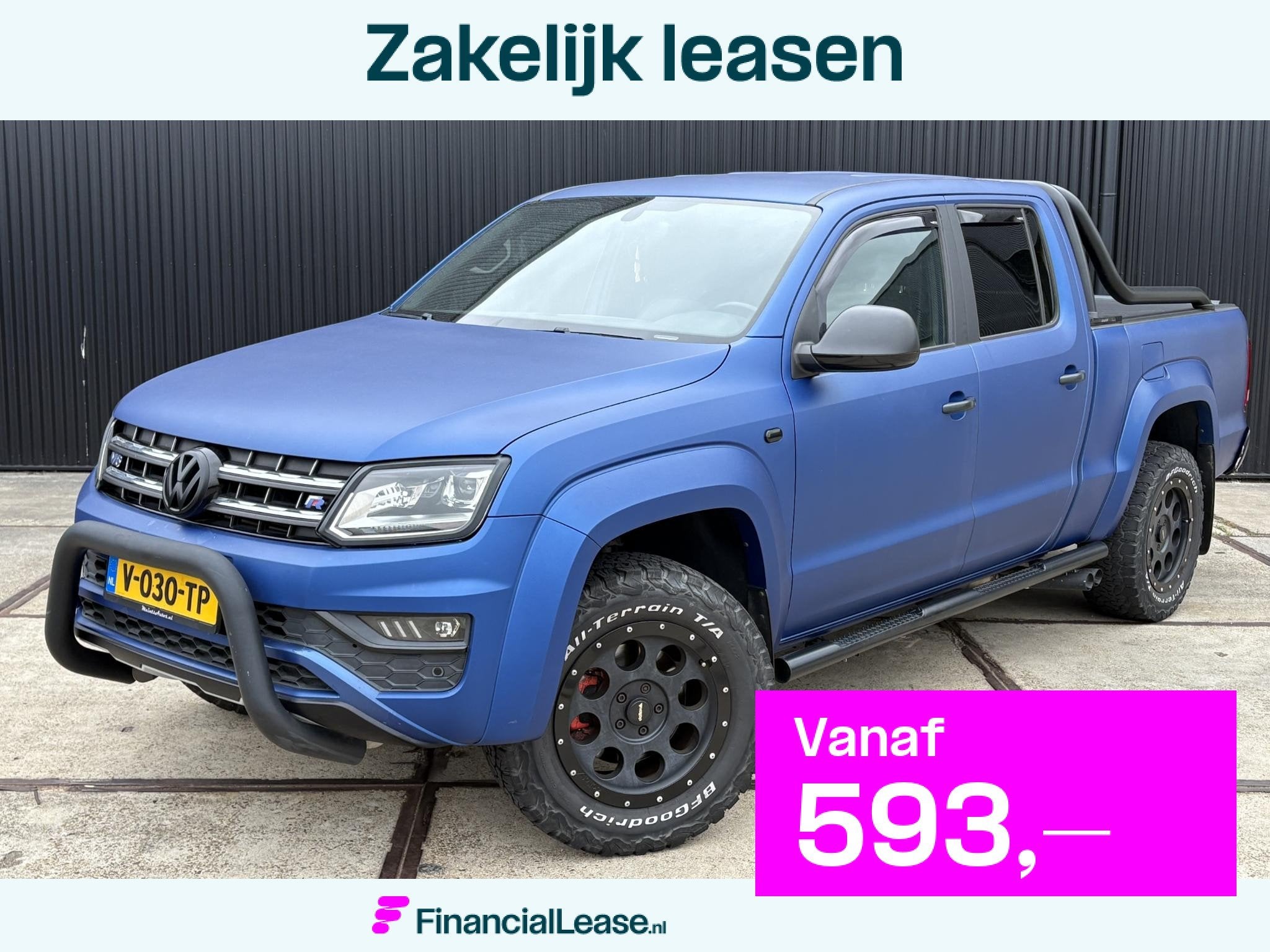 Volkswagen Amarok 3.0 TDI 4Motion DC Aventura XL | 300+ PK |, Automaat, Gebruikt, Blauw, Bedrijf