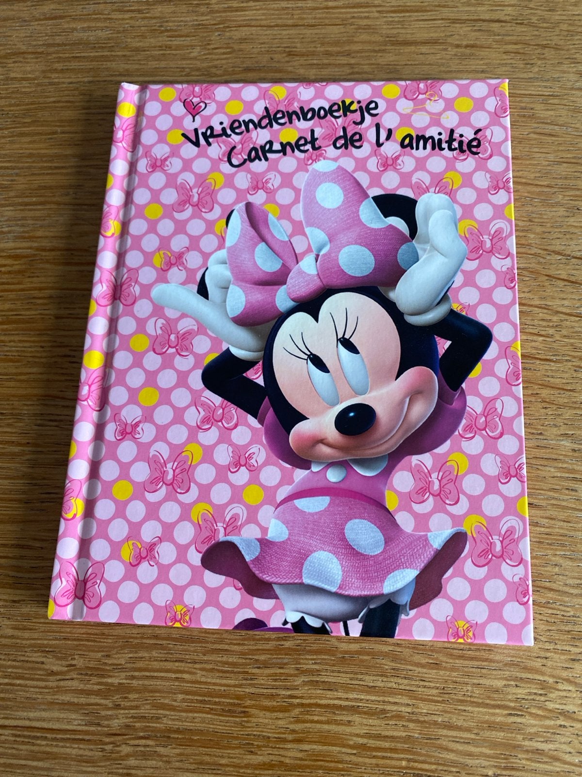 Vriendenboek minnie mousse, Ophalen of Verzenden, Nieuw, Fictie algemeen
