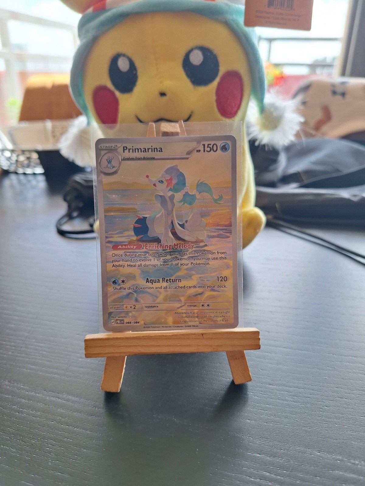 Primarina 088/084, Ophalen of Verzenden, Nieuw, Losse kaart, Foil