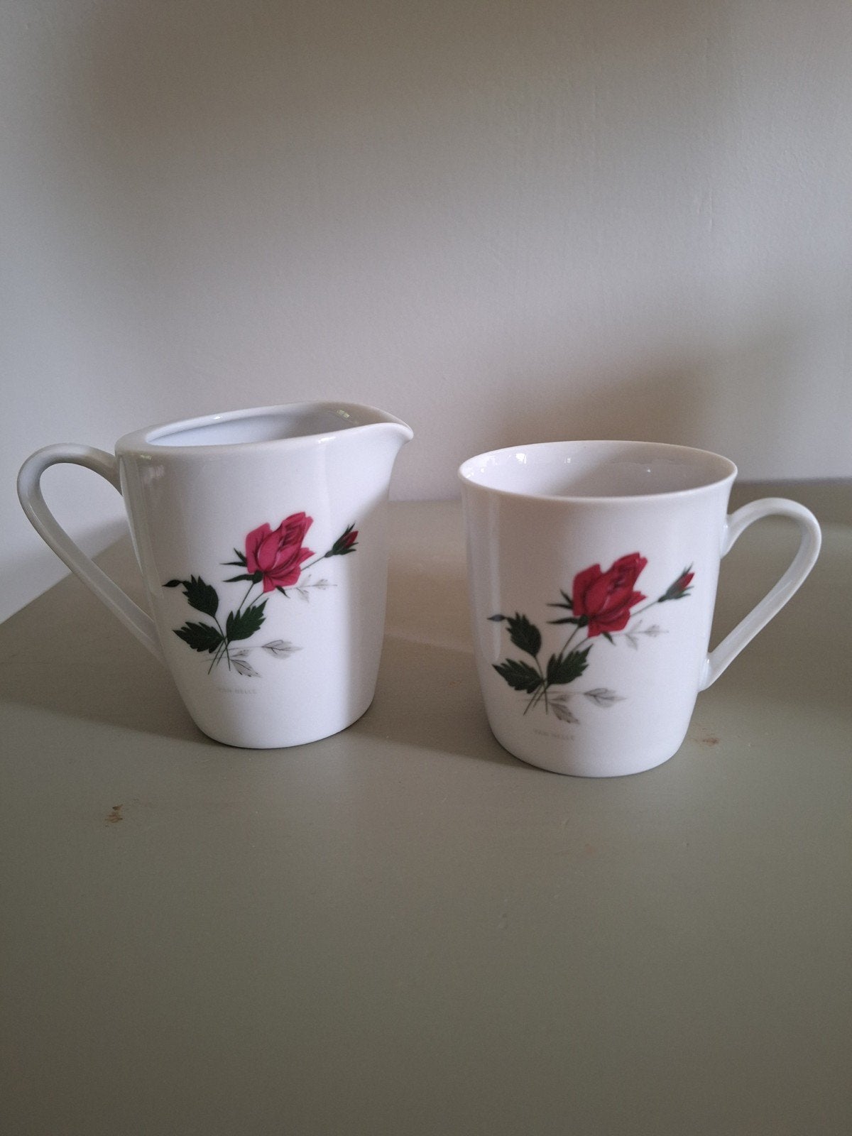 Vintage melkkannetje en mok jaren 50-60, Ophalen of Verzenden