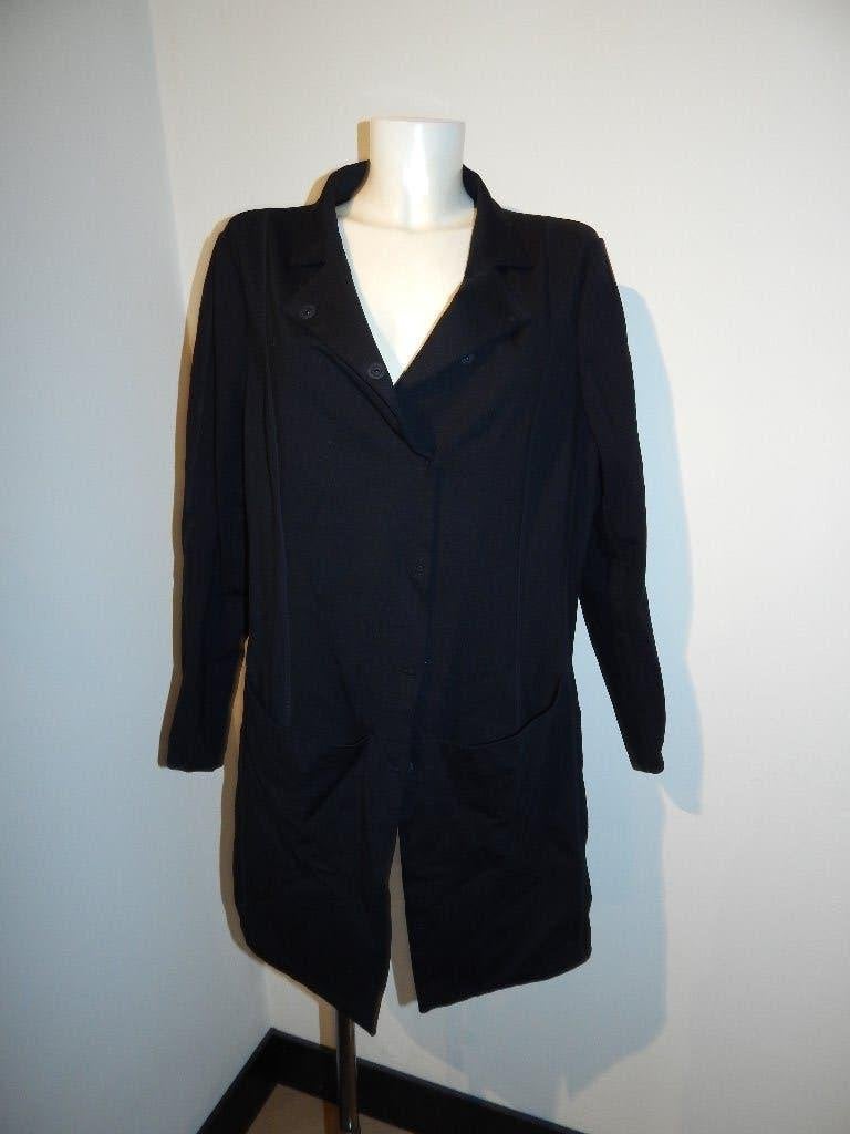 Annette Gortz zwart jasje jas langer model drukkers MT 46, Kleding | Dames, Annette Gortz, Verzenden, Zwart, Maat 46/48 (XL) of groter