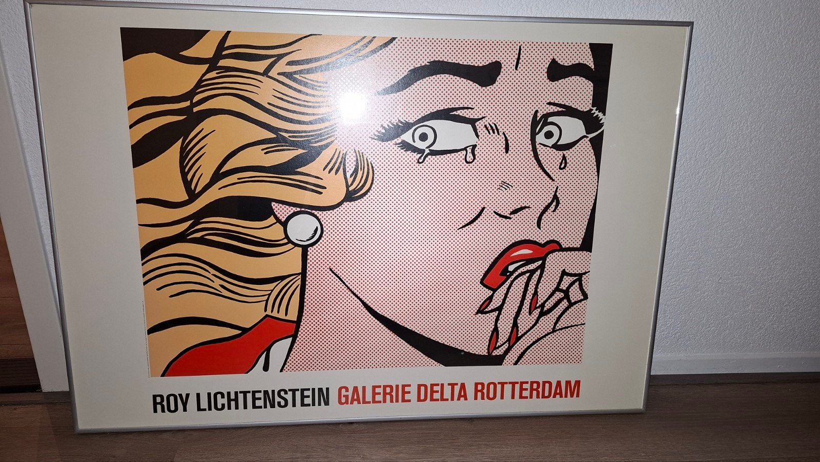 Roy Lichtenstein Galerie Delta Rotterdam Pop Art Print, Ophalen, Figuren, Papier/karton, Print