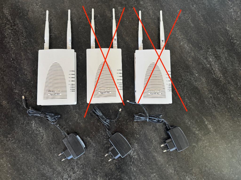 1x Draytek VigorAP 902 | accespoint of router met POE!, Ophalen of Verzenden, Gebruikt, Draytek