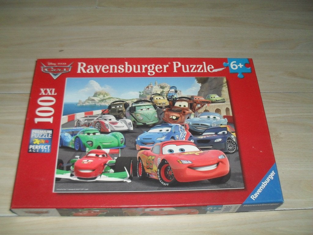 Cars puzzle 100 XXL stukken, Ophalen, Minder dan 500 stukjes, Zo goed als nieuw, Legpuzzel