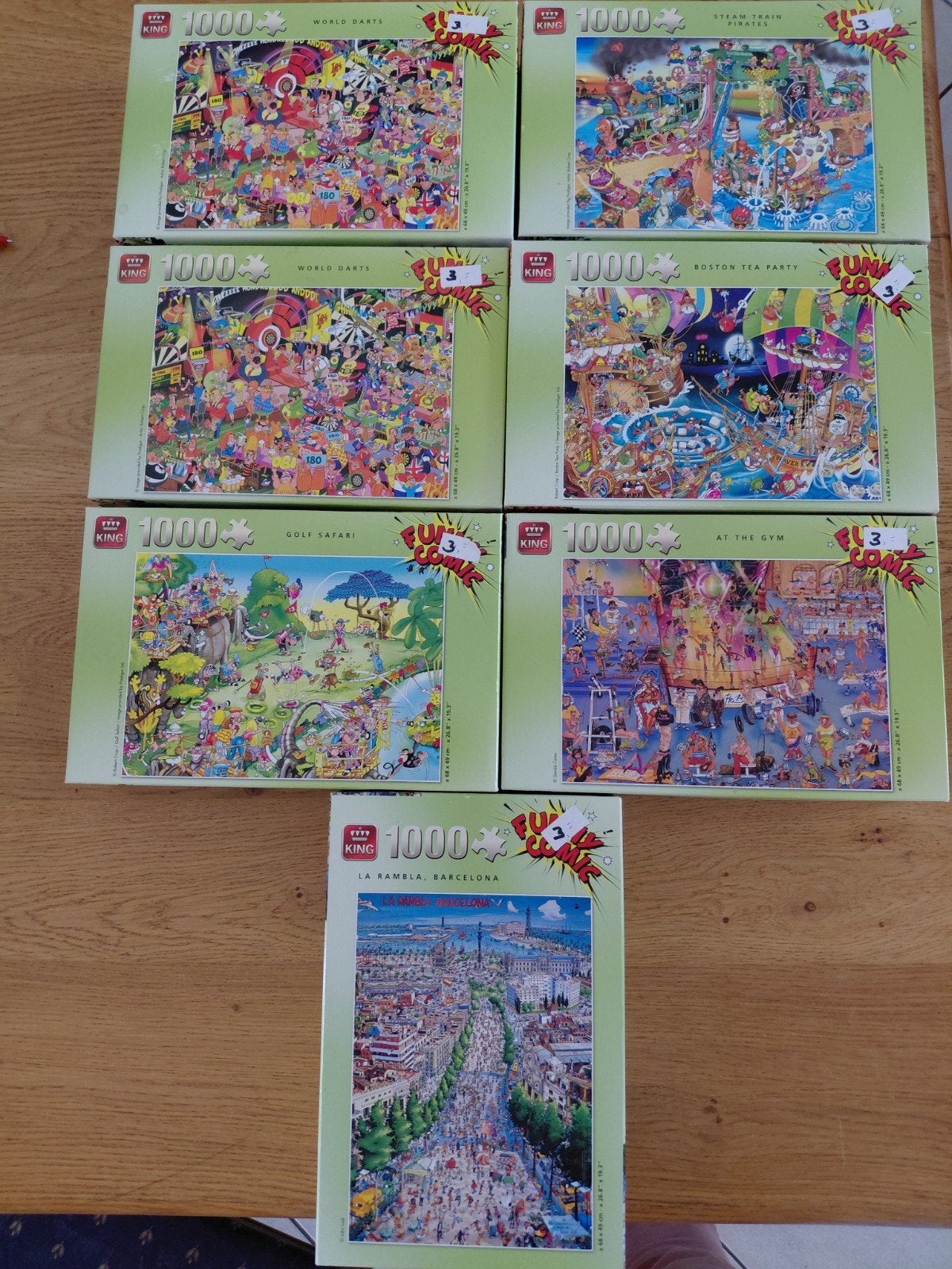 king legpuzzel, Hobby en Vrije tijd, Denksport en Puzzels, Ophalen, 500 t/m 1500 stukjes, Zo goed als nieuw