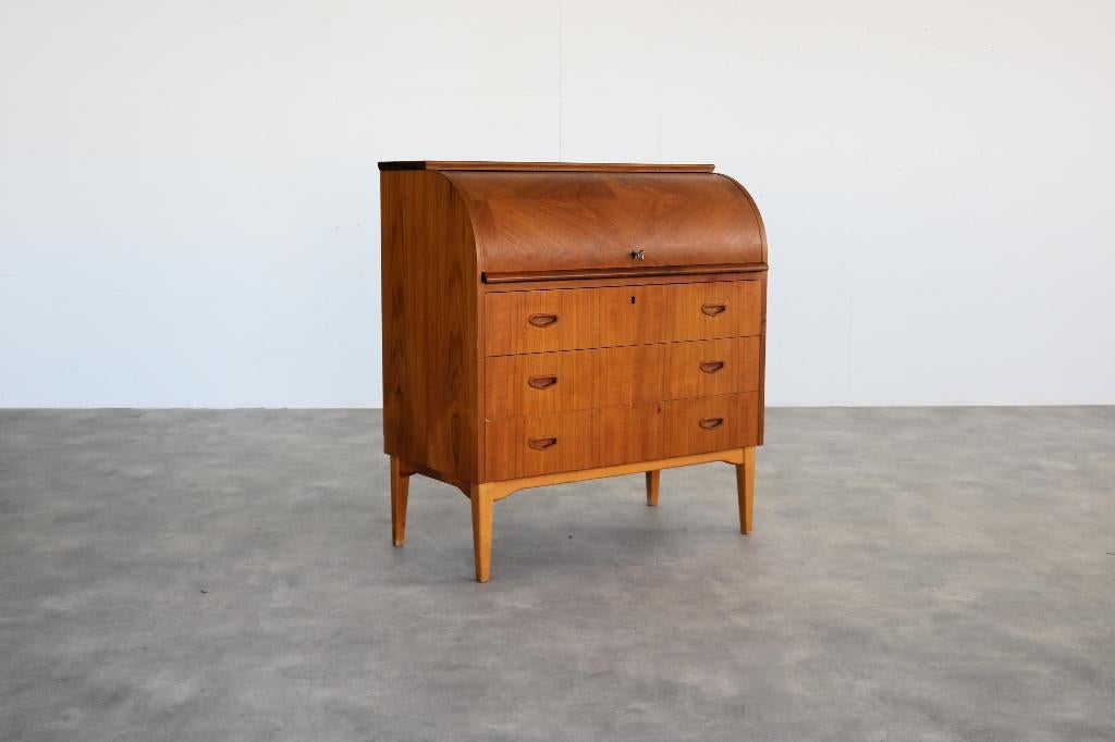 vintage secretaire | bureau | SMI | Zweden, Gebruikt, ., Ophalen of Verzenden, .