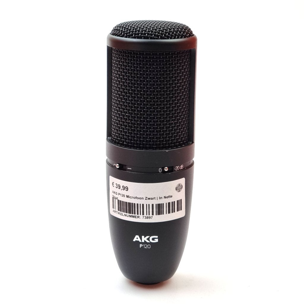 AKG P120 Microfoon Zwart | In Nette Staat, AKG, Gebruikt, Support@akg.com, AKG Acoustics GmbH
LembÃ¶ckgasse 21â€“25
1230 Vienna
Austria