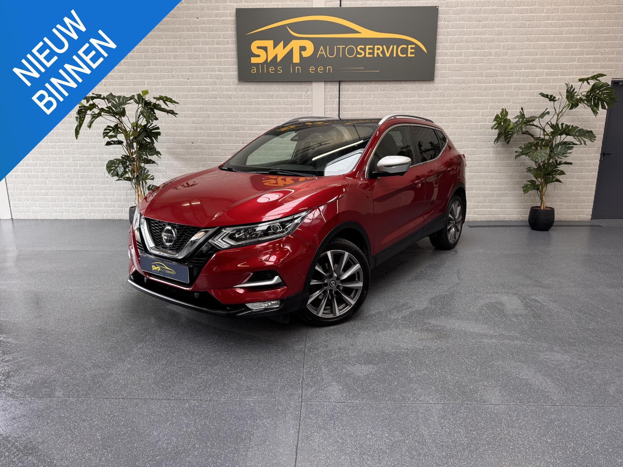 Nissan Qashqai 1.3 DIG-T Tekna + | Trekhaak | Nappa leer | P, Auto's, Gebruikt, Euro 6, 4 cilinders, 1290 kg