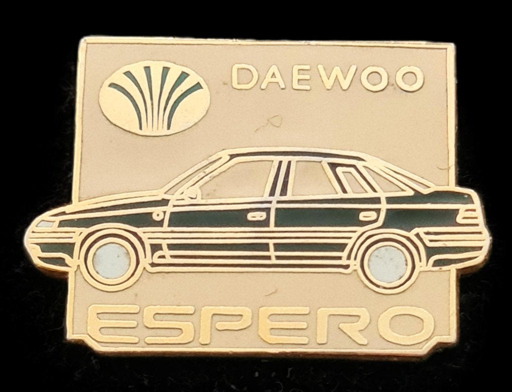 Daewoo Espero-zwart goudkleur, Verzenden, Nieuw, Transport, Speldje of Pin