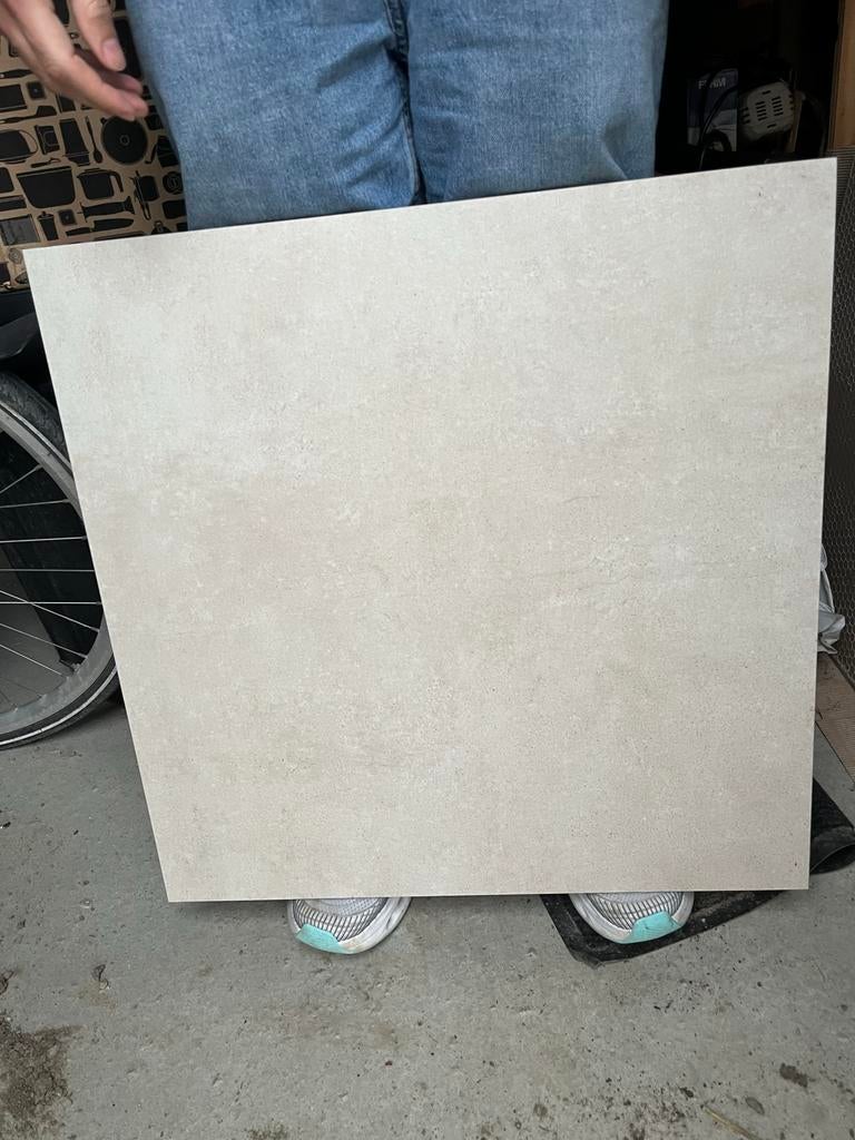 Badkamertegels 60x60 cm - 9 stuks, Ophalen, 60 cm of meer, Keramiek, Nieuw
