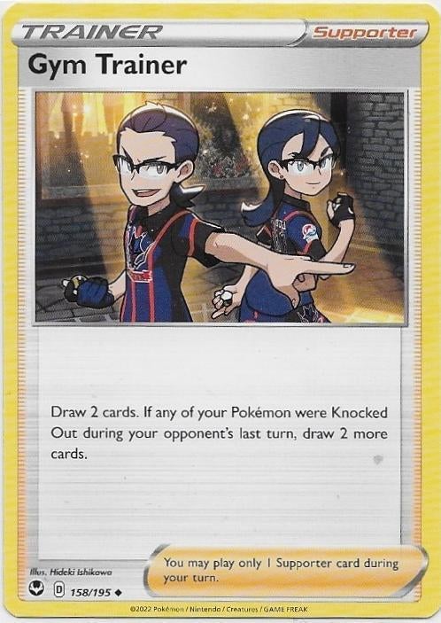 Silver Tempest,  Gym Trainer [uncommon] 158/195, Verzenden, Nieuw, Losse kaart