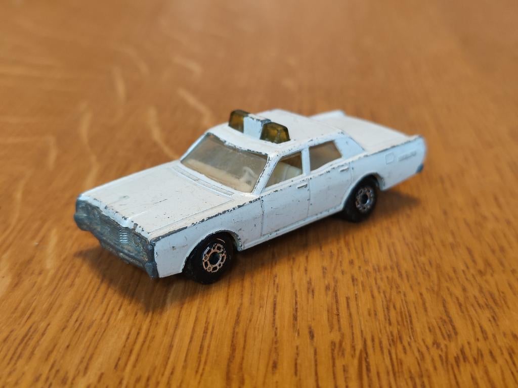 Matchbox Mercury Police Car, Ophalen of Verzenden, Zo goed als nieuw, Auto