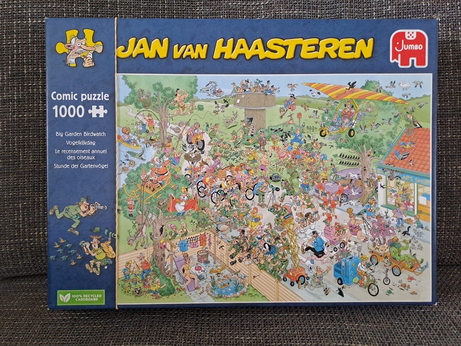 Jan van Haasteren puzzel Vogelkijkdag 1000 stukjes, Ophalen, Zo goed als nieuw