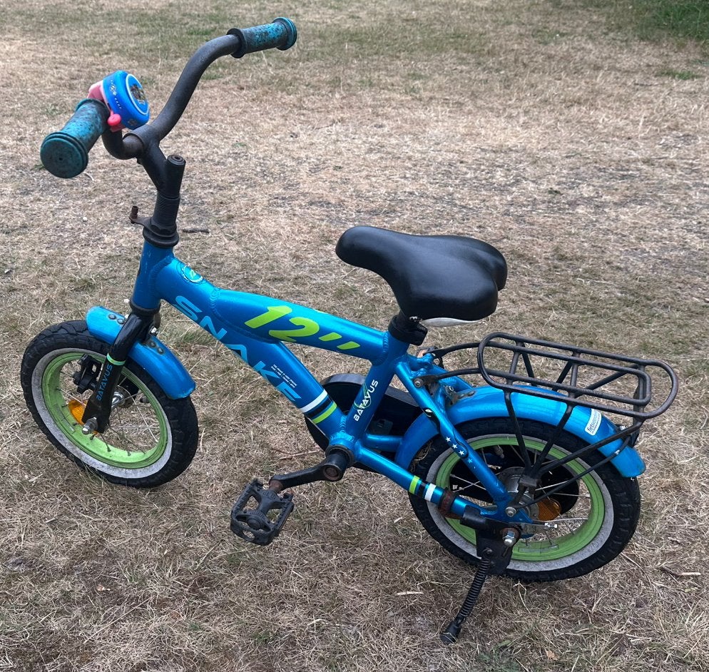 Batavus snake fiets 12 inch, Fietsen en Brommers, Fietsen | Kinderfietsjes, Ophalen, Gebruikt, Terugtraprem, Minder dan 16 inch