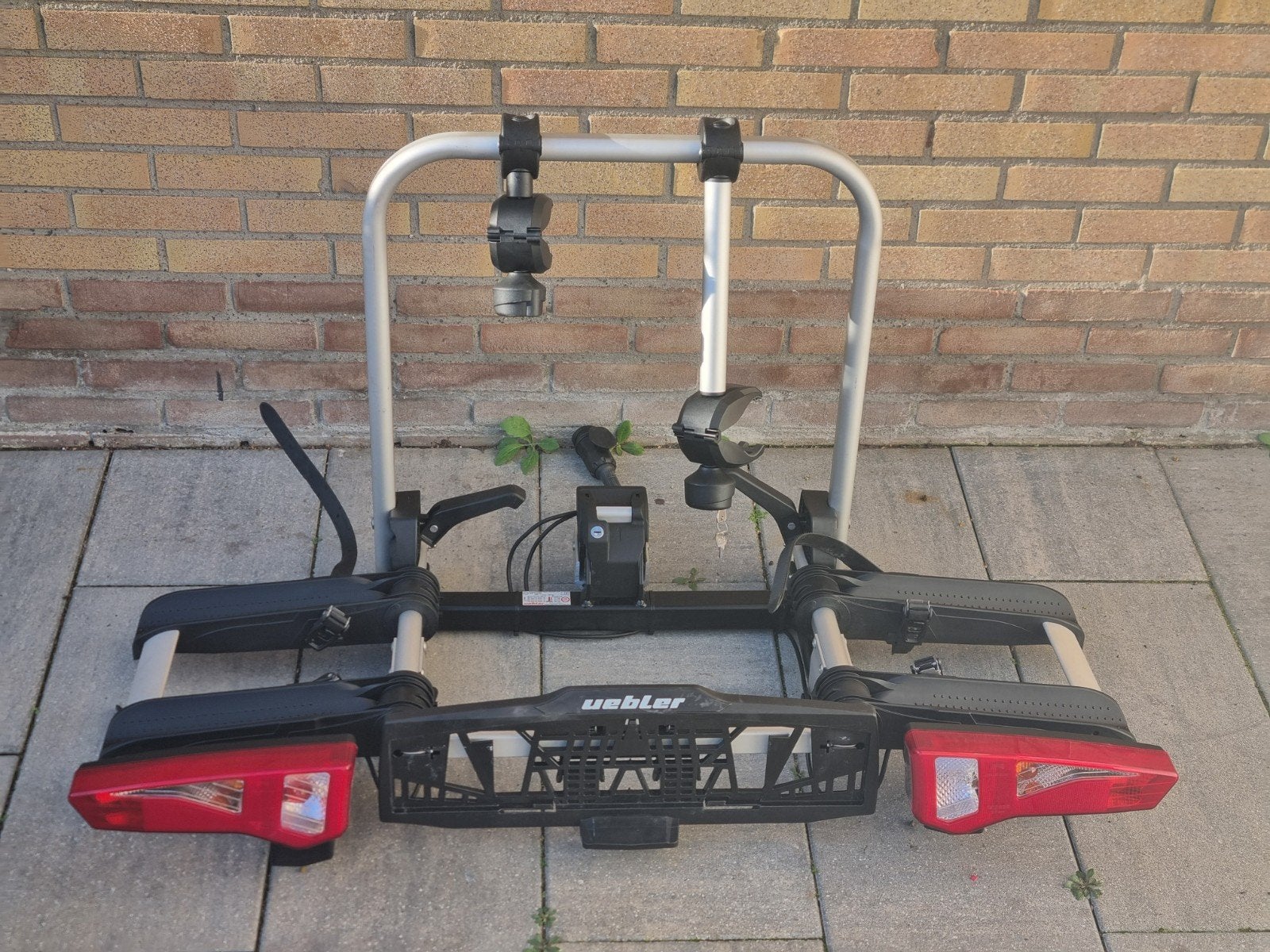 Fietsendrager Uebler i21 Voor 2 Ebike's Kantelbaar  ZGAN, Ophalen, Zo goed als nieuw, Brede banden, 2 fietsen