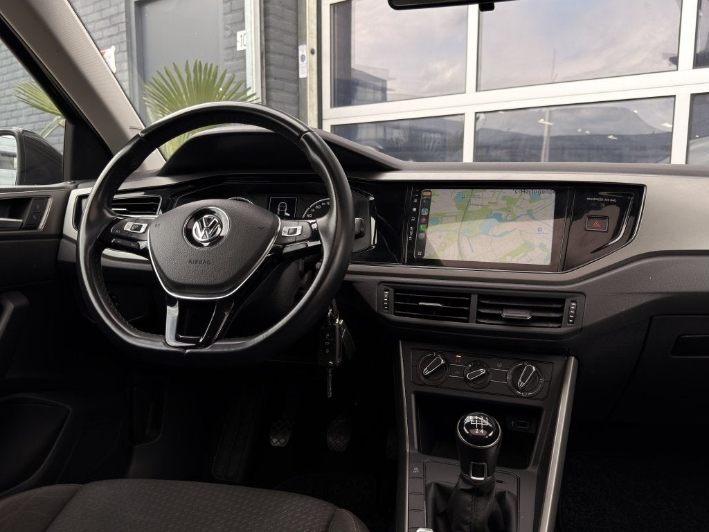 Volkswagen Polo 1.0 TSI Panoramadak Carplay LED! inruil moge, Stof, Origineel Nederlands, Bedrijf, Handgeschakeld