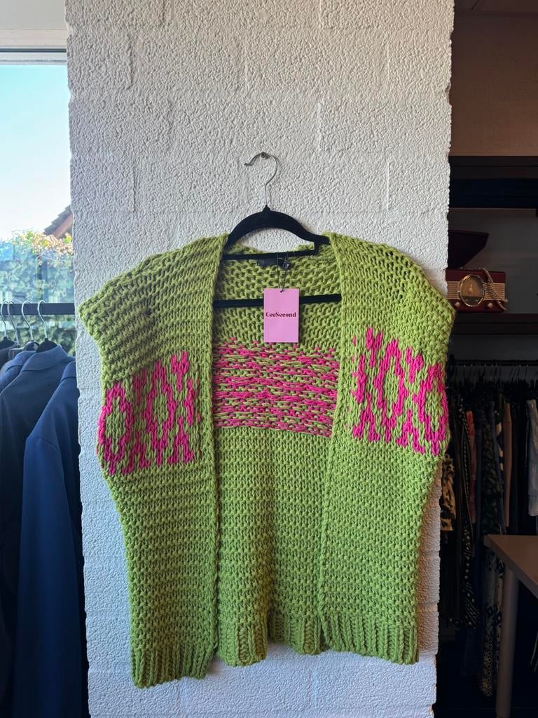 CL essentials dames vest neon maat L/XL, Ophalen of Verzenden, Zo goed als nieuw, Maat 46/48 (XL) of groter, Groen