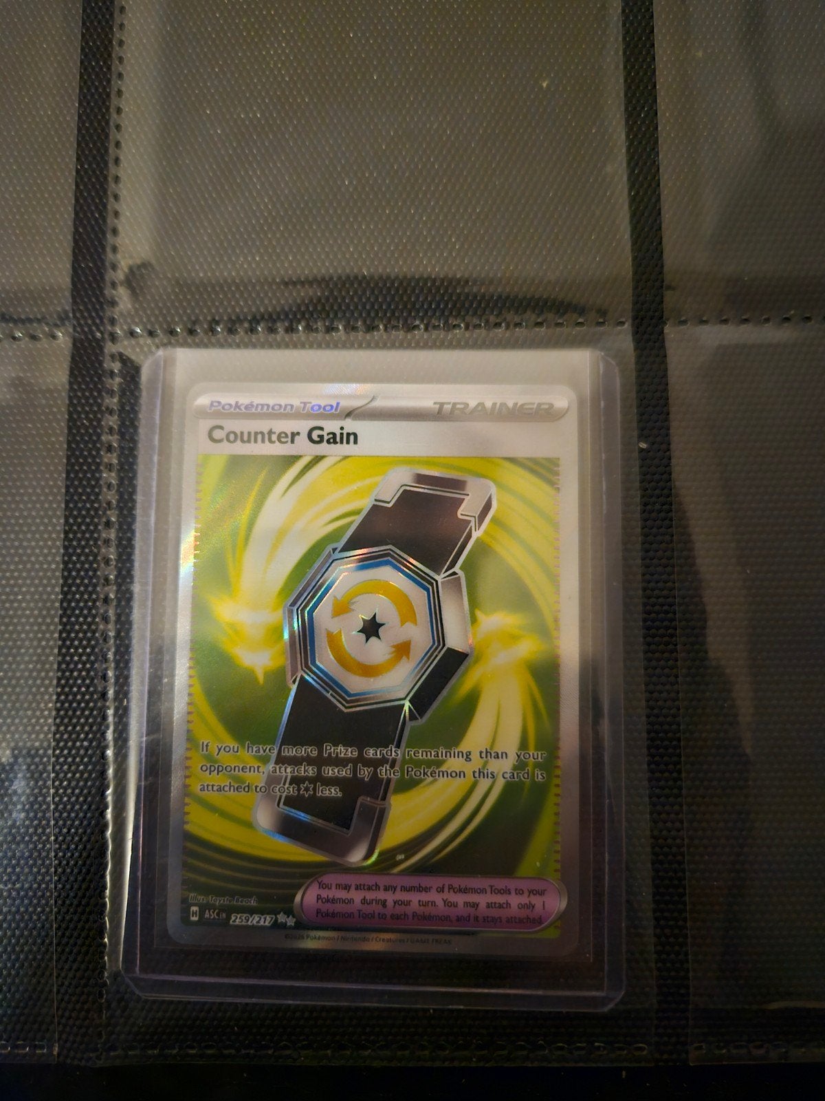 Pokemon Mega Counter Gain 259/217 Ascended Heroes, Ophalen of Verzenden, Zo goed als nieuw, Losse kaart, Foil
