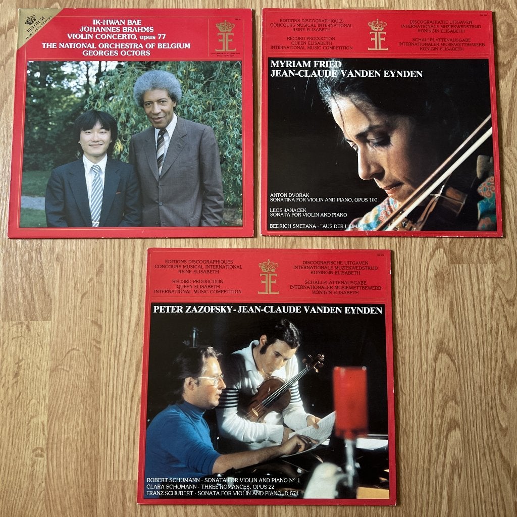 Collectie LP's / boxen Koningin Elisabethwedstrijd, Kamermuziek, Ophalen of Verzenden, Zo goed als nieuw, 12 inch