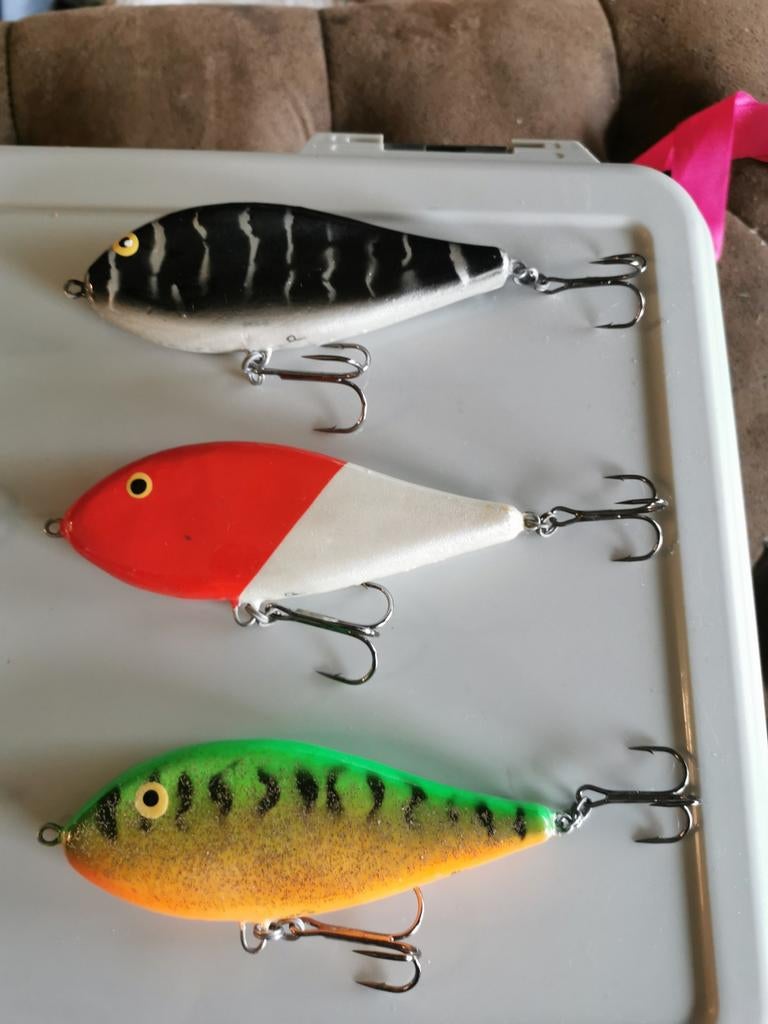 Set met 3 kleine handgemaakte jerkbaits, Ophalen of Verzenden, Zo goed als nieuw, Overige typen