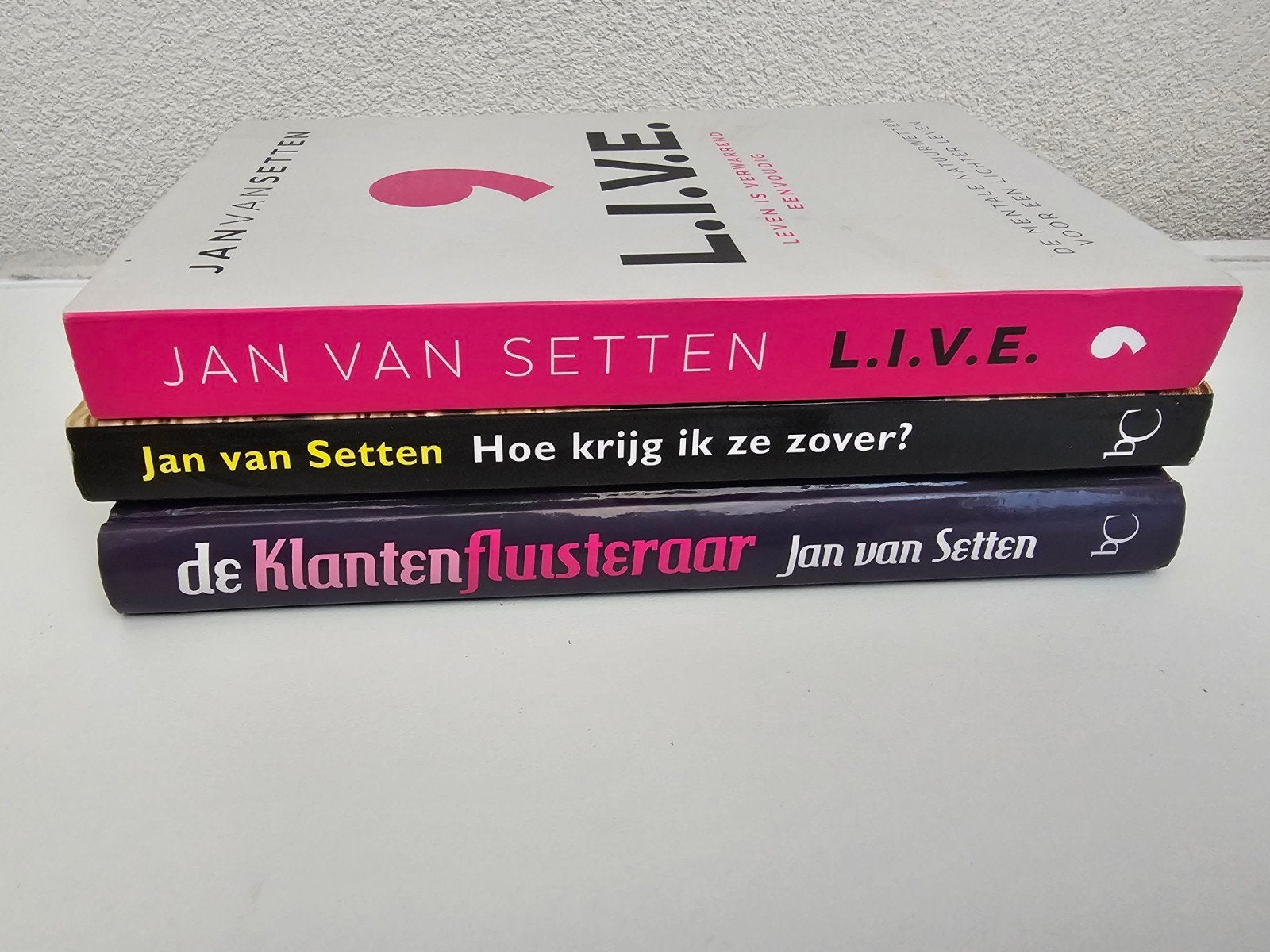 Boeken Jan van Setten L.I.V.E., Hoe krijg ik ze zover?, Klan, Ophalen of Verzenden, Gelezen, Jan van Setten