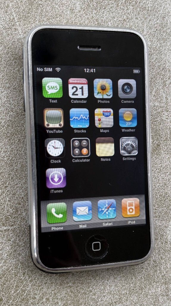 Originele Apple iPhone 2G 8GB – Model A1203 – iOS 1.1.4, Telecommunicatie, Gebruikt, Ophalen of Verzenden, 8 GB, Zonder simlock