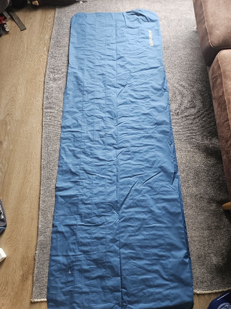 Ayacucho opblaasbare campingmatras met opbergtas, Ophalen, Zo goed als nieuw, 1-persoons