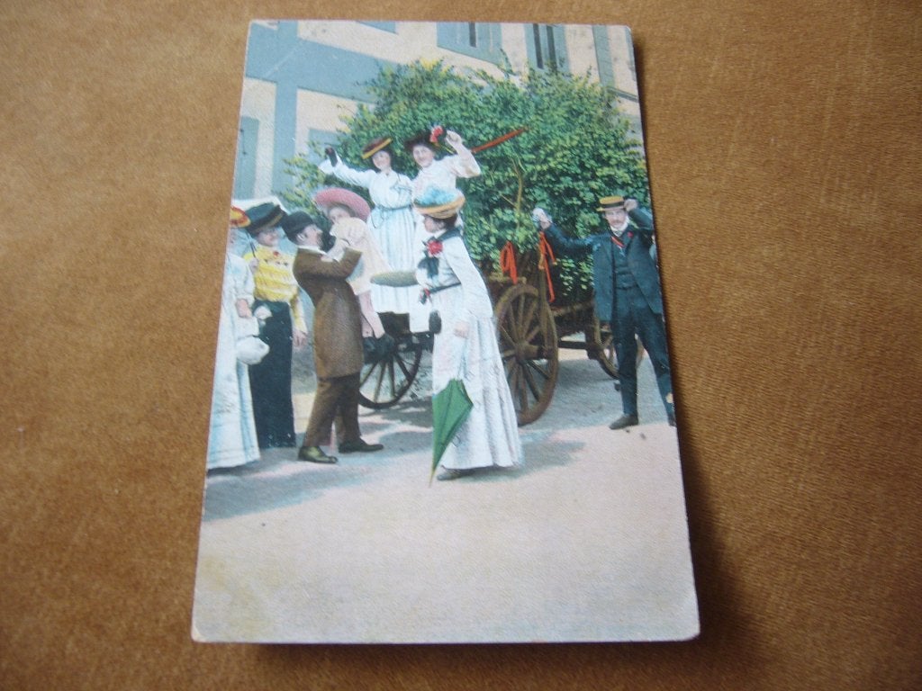 MANNEN , VROUWEN , KIND  1910, Ophalen of Verzenden, Voor 1920, Gelopen, Kinderen
