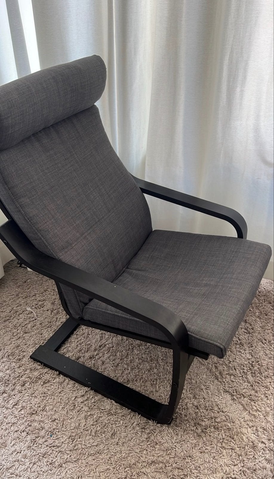 Pöang IKEA armchair fauteil - Zo goed als nieuw, Ophalen of Verzenden, Zo goed als nieuw, Hout, Eén