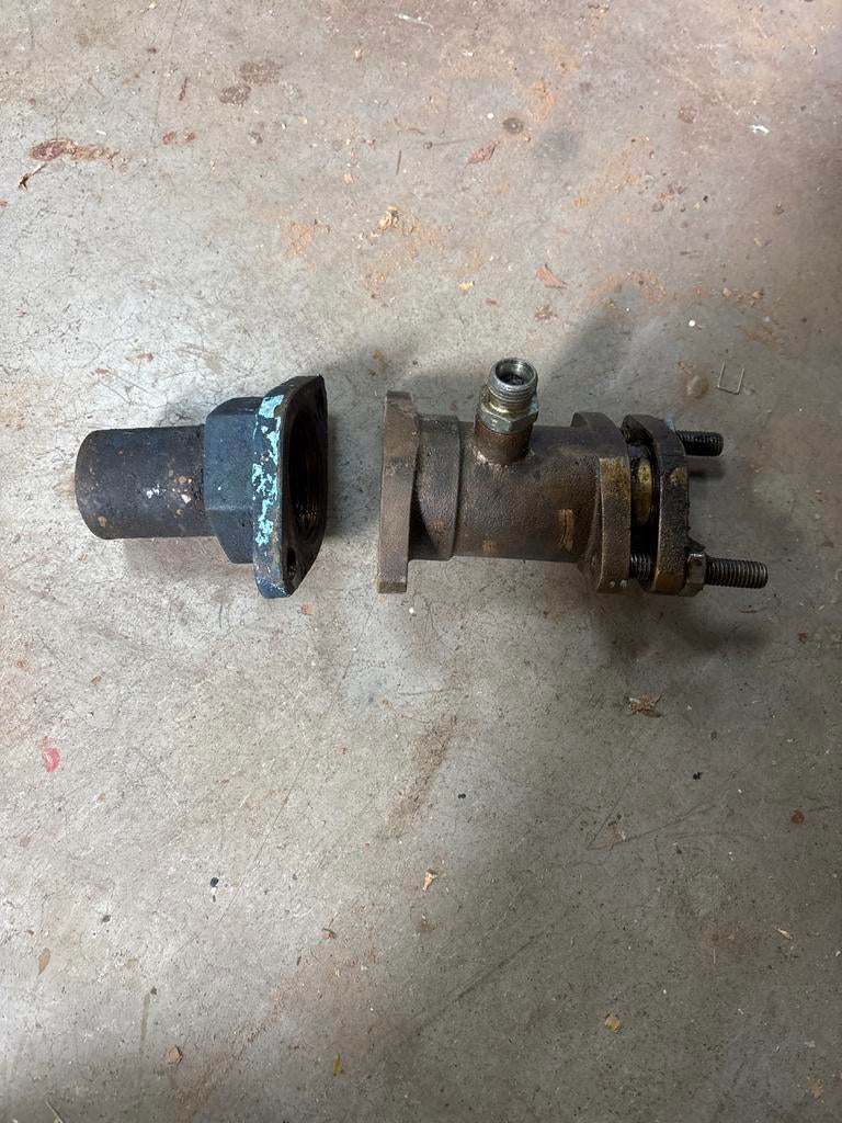Vetgesmeerd galant en eindlager voor 30mm schroefas, Ophalen, Gebruikt