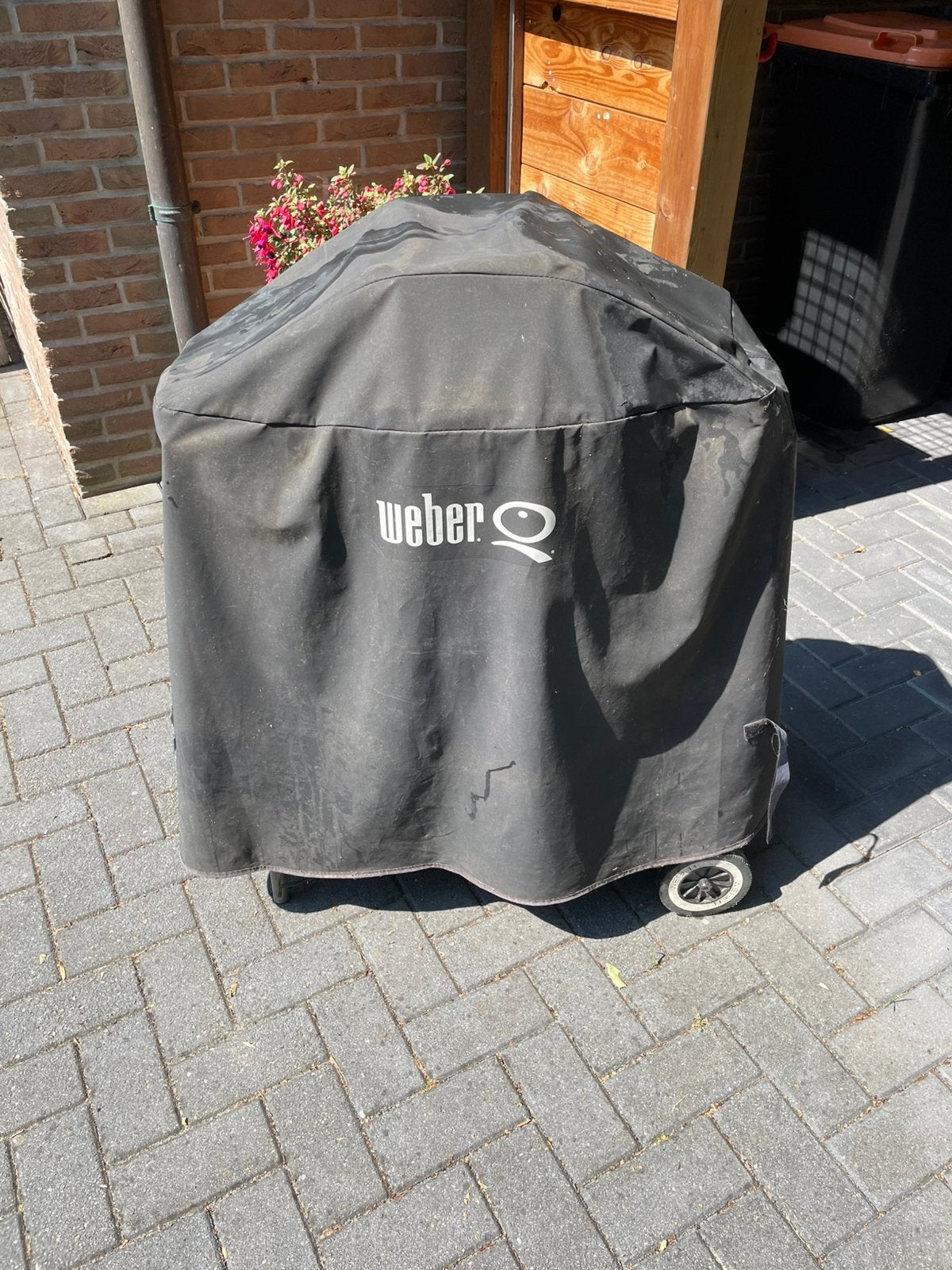 Weber gas bbq met 2 gasflessen, Ophalen, Gebruikt