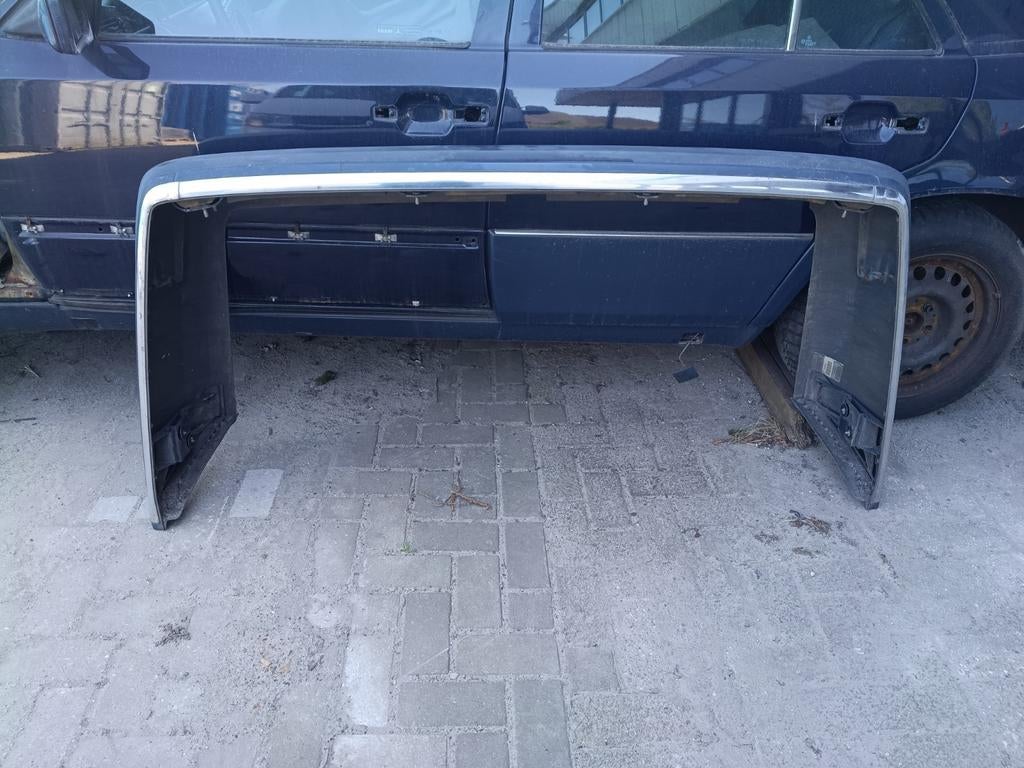 W124 bumper achter blauw, Auto-onderdelen, Ophalen, Gebruikt, Mercedes-Benz, Achter