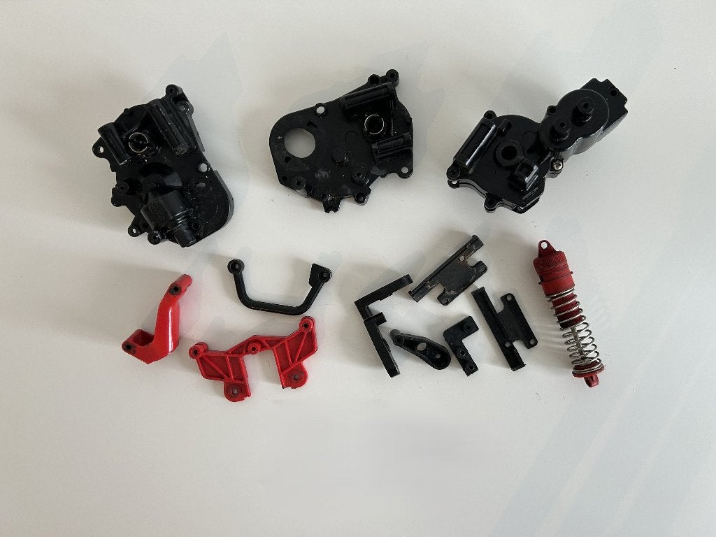 Vintage Tamiya onderdelen restant 1/10 rc auto, Ophalen of Verzenden, Gebruikt, Onderdeel